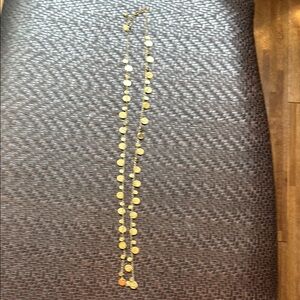 Lia Sophia Elegant Gold Coin Necklace